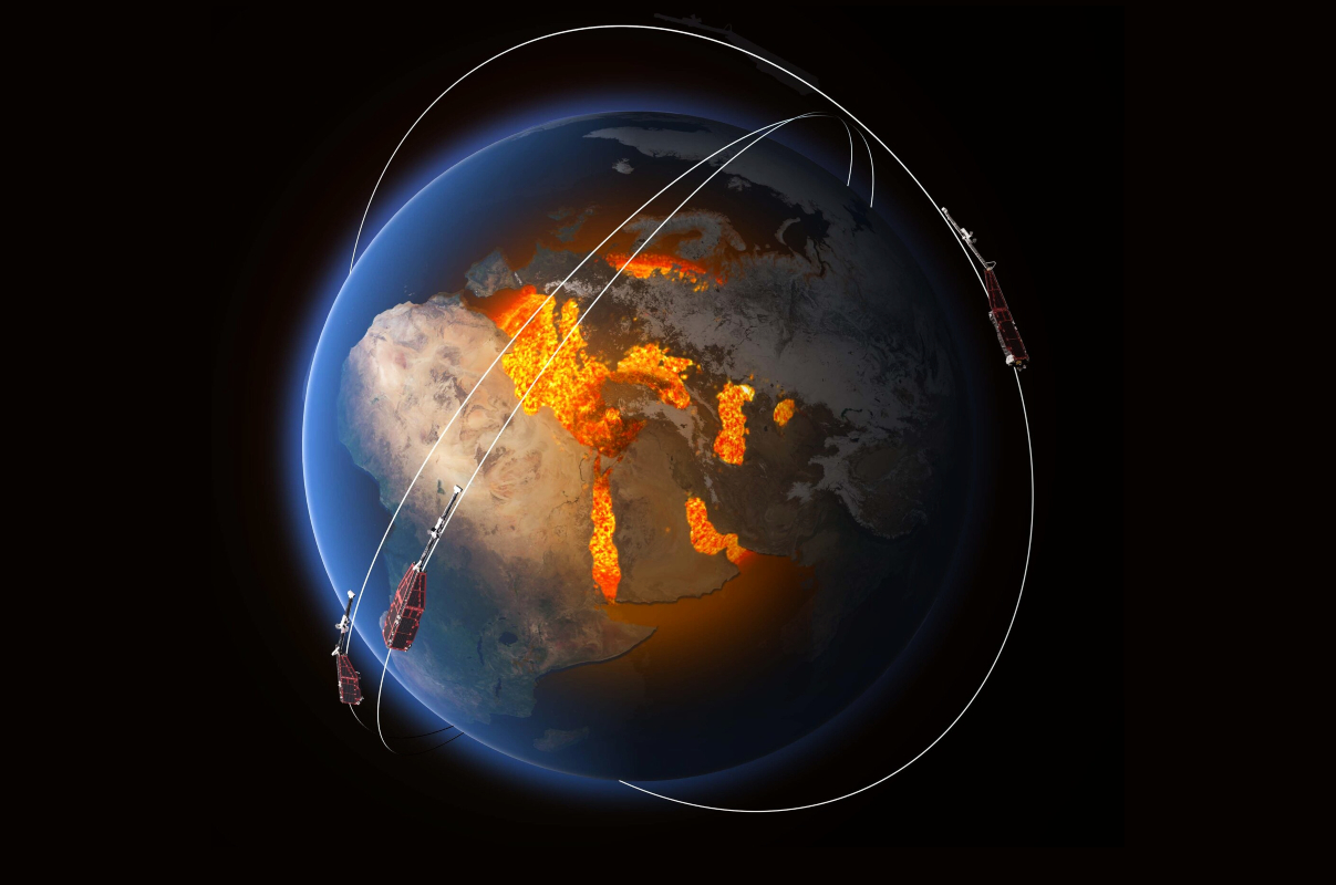 Three SWARM satellites have discovered strange magnetic waves inside the Earth